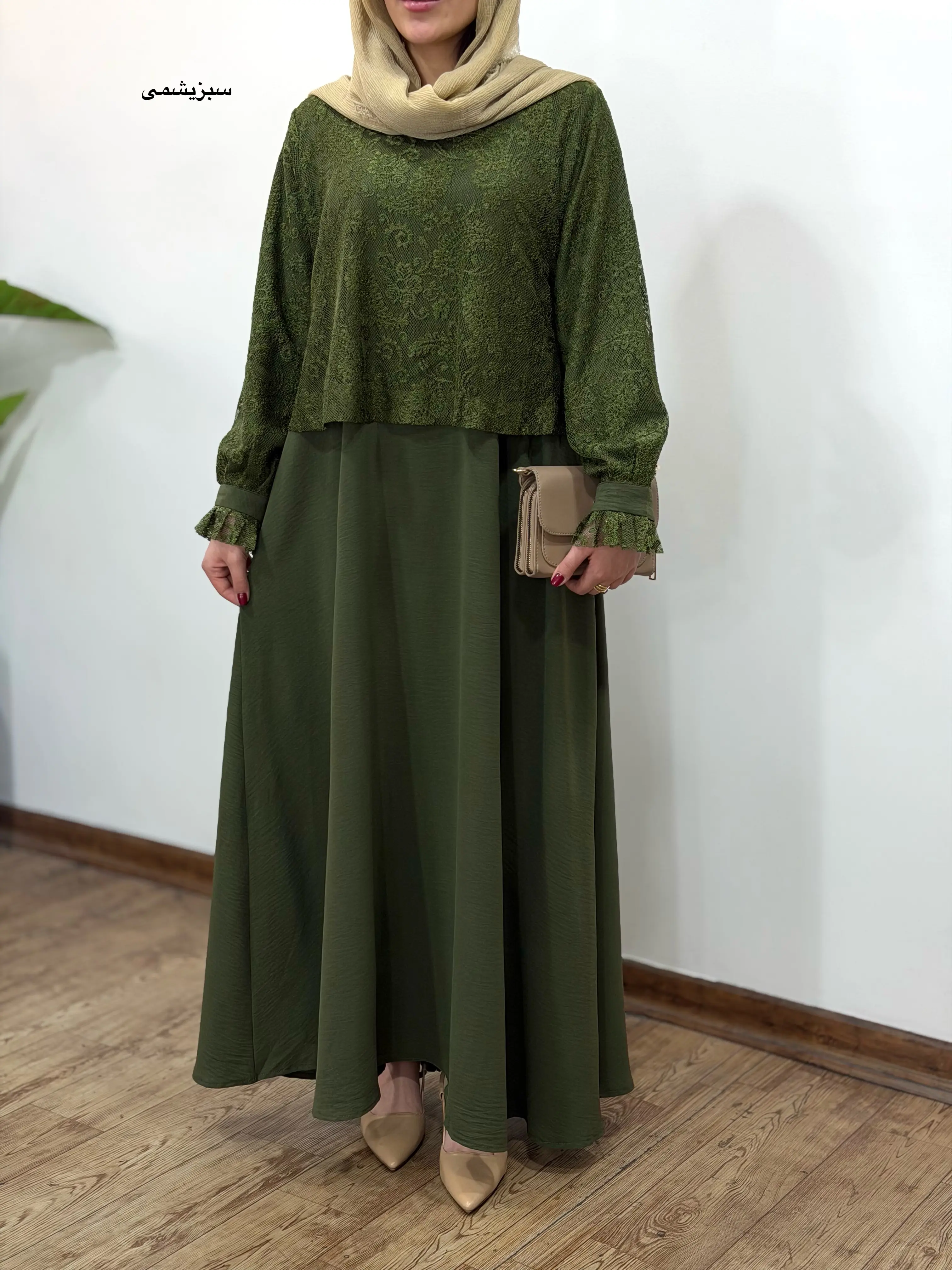 پیراهن مانتویی بلند ماریا